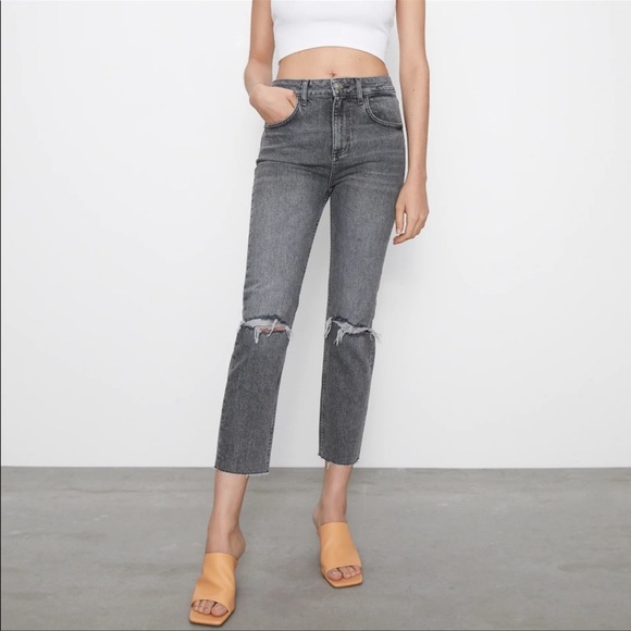 Zara Jeans Zara Trf High Rise Slim Jeans Poshmark